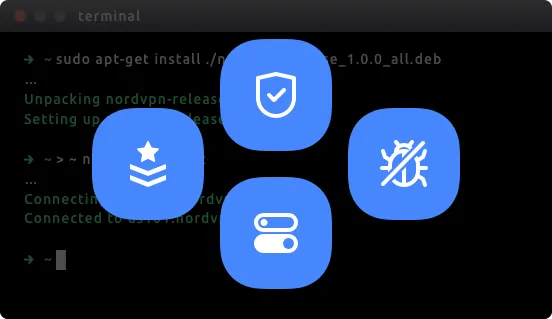 KemitVPN Linux WireGuard and OpenVPN protocol selection shown in terminal